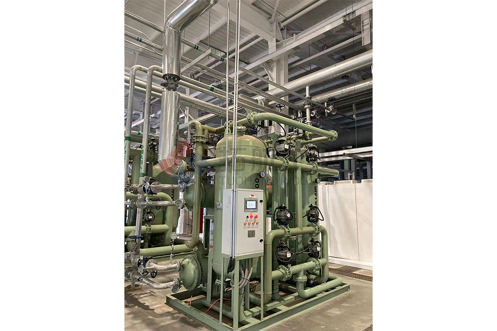 70立方壓縮熱零氣耗干燥機客戶使用現(xiàn)場