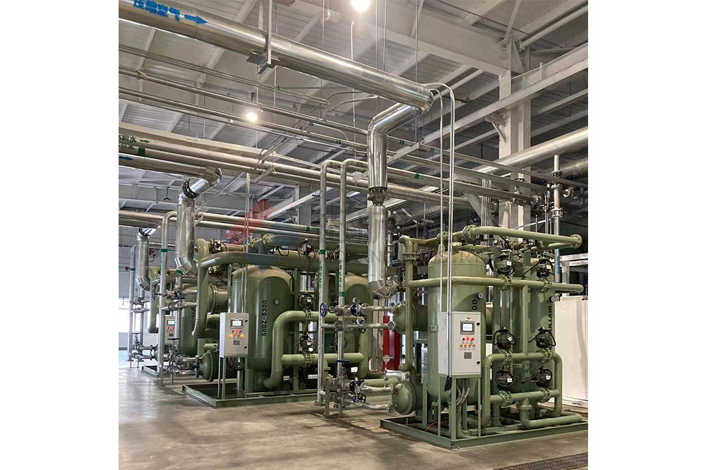 150立方壓縮熱零氣耗干燥機客戶使用現(xiàn)場1